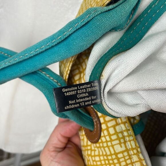 Fossil Floral Print Coated Canvas Tote - Picture 6 of 14